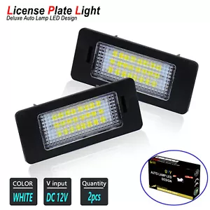 2Bulbs LED License Plate Light High Power White For BMW E82 E90 M3 F32 E39 E60 - Picture 1 of 6