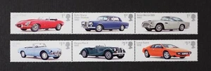 GR BRITAIN 2013  British Auto Legends complete set of 6 stamps Mint NH - Picture 1 of 1