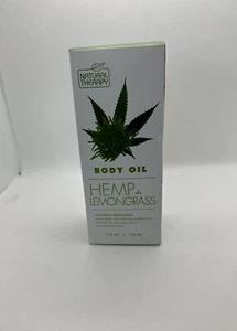 1 Ct Natural Therapy 4 Oz Hanf & Zitronengrasöl kühlendes & revitalisierendes Körperöl - Bild 1 von 1