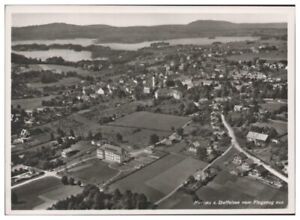 MW05158/ Murnau a. Staffelsee Foto AK seltenes Strähle Luftbild 30er Jahre