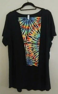BUTTERWEICHE LULAROE GRÖSSE 3 X SCHWARZ KLASSISCH T & EINHORN TC2 TIE DYE LEGGINGS - Bild 1 von 5