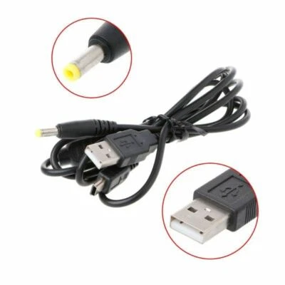 USB Charging cable for Sony PSP 1000 2000 3000 2 in 1 USB Data Charger Lead - Image 1 of 4