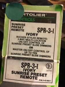 NEW LIGHTOLIER E600-BR ROCKER DIMMER - Picture 1 of 2