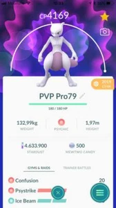 Pokemon Mewtwo Psystrike Nivel 40 -3 Habilidades - Tr.a.d.e 20k o 30 días amistad - Imagen 1 de 1