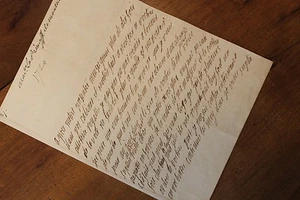 1720 LAS Princesse de Montauban de Bautru de Nogent au Régent de France Orléans - Picture 1 of 2
