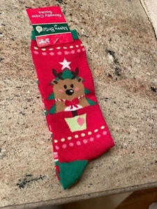 Reindeer socks! Holiday Socks - Merry Christmas - Picture 1 of 2