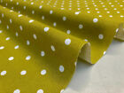 Polka Dot Fabric Spots Dots PolyCotton Material Chic Textile - 55'' wide