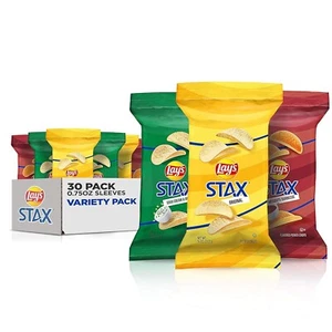 Lay's Stax Potato Crisps, Variety Pack, 0.75 Ounce (Pack of 30) - Picture 1 of 5