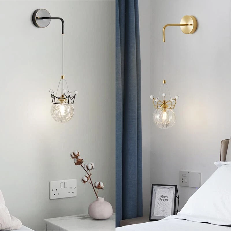 Bedroom Glass Wall Lights Home Wall Lamp Hotel Wall Lighting Hallway Wall Sconce - Image 1 of 4