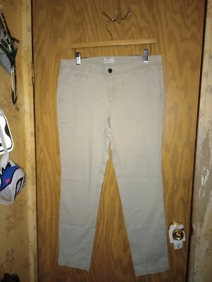 Pantalones de vestir Merona elásticos calce moderno para mujer talla 10 34x27 bolsillo de corte  Foto 1 de 4