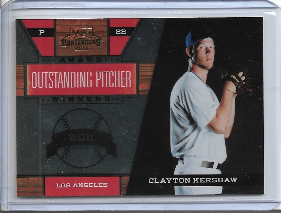 2011 Playoff Contenders Award Winners #17 Clayton Kershaw - Image 1 of 1