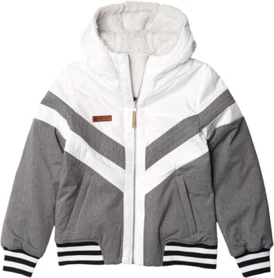 OBERMEYER Rev Aislador Esponjoso Reversible Adolescente Invierno Chaqueta Puffer Grande 14/16 Foto 1 de 4