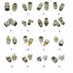 1pce Adapter N to N SMA Male plug & Female jack / Flange / Bulkhead RF connector - Picture 1 of 67