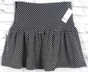 Bar III Women's Black Polka Dot Skirt Size M - Picture 1 of 6