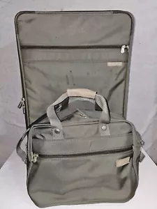 Briggs & Riley 26" Borsa Porta Indumenti Valigia con Ruote Espandibile 17" Borsone Trasporto - Foto 1 di 17