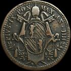 Italy. 1849, 1/2 Baiocco - Papal States, Pius Ix, Rome, Oval Shield Arms Iiii