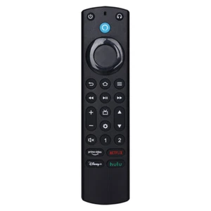 For Amazon Alexa Firestick Voice Remote Pro w/ Disney+/HULU/Netflix/Prime Black - Picture 1 of 7