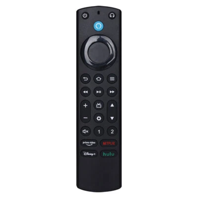 For Amazon Alexa Firestick Voice Remote Pro w/ Disney+/HULU/Netflix/Prime Black - Image 1 of 4