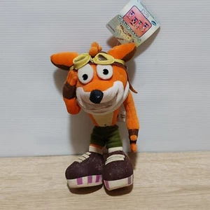 Rara bambola peluche Pilot Crash Bandicoot Namco Japan 2000 PlayStation TAG 8" - Foto 1 di 13