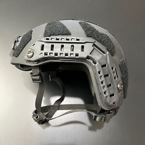 Ops-Core FAST SF Black Super High Cut Ballistic Helmet - LARGE - DEVGRU SEAL CAG