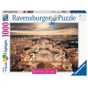 RAVENSBURGER PUZZLE PER ADULTI 1000 PZ. PAESAGGIO ROMA ROME INTRATTENIMENTO - Foto 1 di 1