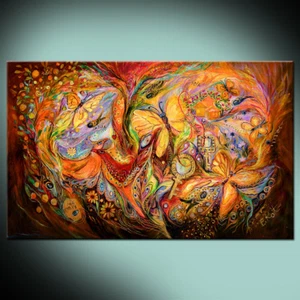 Gold Butterfly: high quality ready to hang canvas print from original artwork - Picture 1 of 2