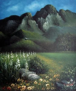 24x20 Spring Song Oil Painting Naturalism Landscape Mountain - Picture 1 of 1