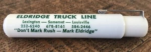 VINTAGE ~ 1970er ~ LISTO LEHRER KREIDEHALTER ~ ELDRIDGE TRUCK LINE LEXINGTON KY - Bild 1 von 5