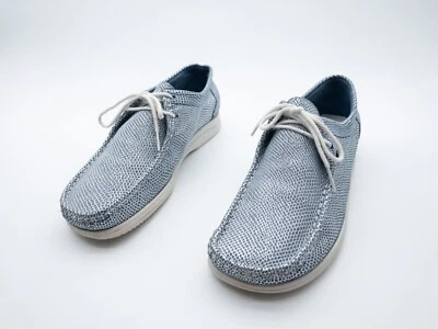 Dansko Donna Lacci da Scarpe Bassa per Tempo Libero pelle Blu Gr42 Eu Art - Immagine 1 di 4