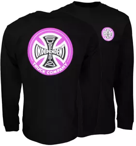 INDEPENDENT TRUCKS - Suspension Sketch Long Sleeve Skateboard Tee Shirt, LARGE - Picture 1 of 4