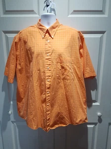 Camisa para hombre Nautica manga corta talla XL/TG con botones naranja XL/TG - Imagen 1 de 8