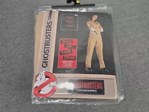 Ghostbusters Halloween Costume Jumpsuit Adult Size Small 2-4 3 Piece Amscan - Picture 1 of 5