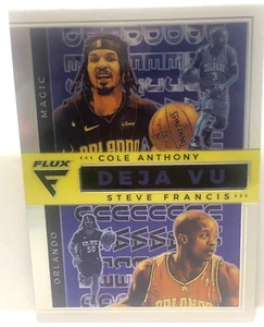 2020-21 Panini Flux Cole Anthony | Steve Francis Deja Vu Silver Prizm RC No. 14 - Bild 1 von 8
