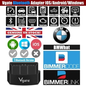 G11 Vgate iCar3 BT3.0 OBDII ScannerAndroid For BMWhat Bimmerlink Bimmercode - Picture 1 of 16