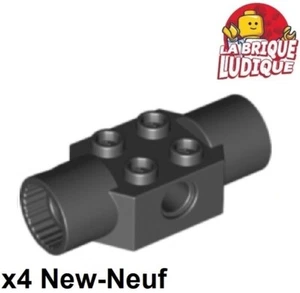 Lego 4X Technic Brick 2X2 2 Rotation Articulation Ball Black 48172 - Picture 1 of 1