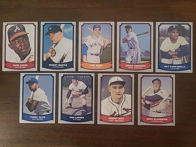 Lote de 9 cartas de Pacific Baseball Legends 1988 Mantle Berra Aaron Larson tamaño en muy buen estado a excelente estado Foto 1 de 4