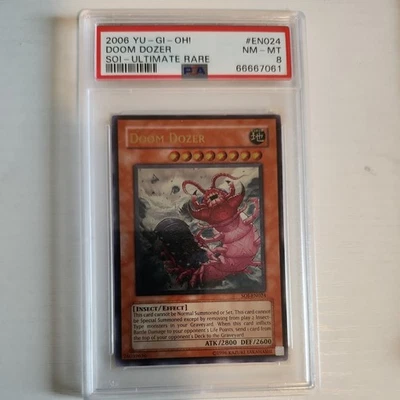PSA 9   -  TCG Doom Dozer Shadow of Infinity SOI EN024 1st Edition Ultimate Rare - Image 1 of 2