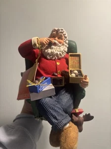 Possible Dreams Clothtique Santa "Chocolate Moose" NWT No Box - Picture 1 of 6