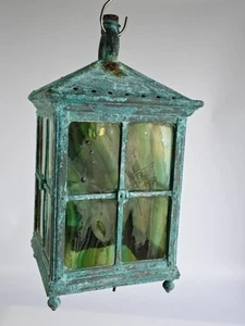 Antique Brass Lantern - Picture 1 of 5