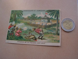publicité papier ancien collection CHOCOLAT JUNCOSA BARCELONE (images buvards) - Picture 1 of 2