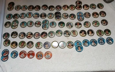 1964 Topps All Stars Lot Of 83 Baseball Coins~ Mickey Mantle Sandy Koufax  - Image 1 of 4