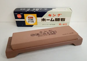 Afilador de cuchillos de sushi King Whetstone piedra de afilar 1000 granos, K-45 NUEVO - Imagen 1 de 11