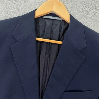 Hickey Freeman Navy Blue Blazer Mens 43R Made in USA Wool Sports Coat Preppy EUC - Image 1 of 4
