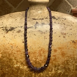 Jay King Amethyst Necklace Graduating and Faceted 21 Inch (18 + 3 in. extender) - Picture 1 of 8