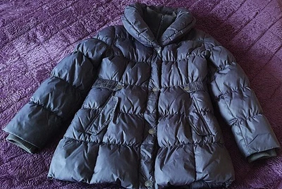 Damen Winterjacke-Stepp Jacke Gr. 170 in Dunkelgrau, Top Zustand - Bild 1 von 4