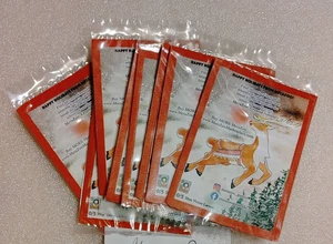 Sealed 2020 Christmas Promo 1st Ed Metazoo + Rudolph paper - Bild 1 von 1