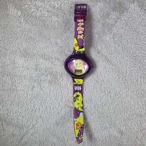 Reloj Rugrats The Movie Reptar 1998 vintage Burger King promoción Viacom sin probar - Imagen 1 de 10