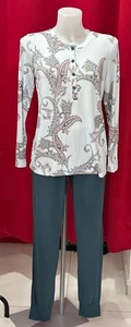 Lormar Pigiama Donna Manica Lunga Viscosa 653821 - Foto 1 di 1