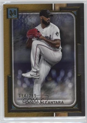 2023 Topps Museum Collection Gold /299 Sandy Alcantara #15 - Image 1 of 2