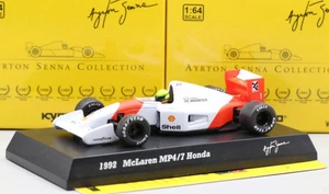 Kyosho 1/64 Ayrton Senna Formula One Collection Mclaren Honda F1 Mp4/7 1992 No.1 - Picture 1 of 4